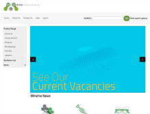 Tablet Screenshot of minema.co.za